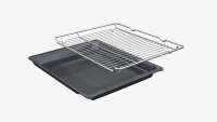 BOSCH HBA171BB3 Serie 2 Einbau-Backofen 60 x 60 cm Schwarz